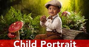 Child Studio Portrait, Camera Settings, Lens Choice & Lighting