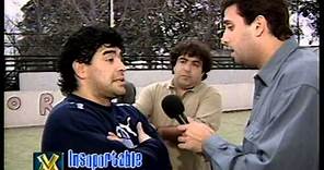 ¡Tremendo recuerdo! El Insoportable con Diego Maradona - Videomatch 98