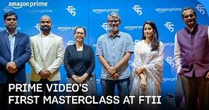 Prime Video’s First Masterclass at the Film and Television Institute of India, Pune