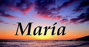 María, significado y origen del nombre