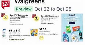 Walgreens Weekly Ad Preview 10/22 - 10/28