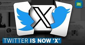 Elon Musk Rebrands 'Twitter' As 'X' | New Logo Launched