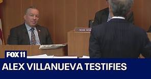 Alex Villanueva testifies on alleged LA County deputy gangs
