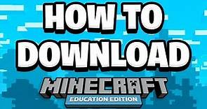 How To Download Minecraft Education Editon! (FREE) | WINDOWS/MAC OS