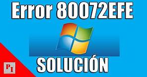 🛠 ERROR 80072EFE Solución en Windows 7 (2022) Fix KB3138612