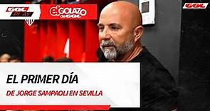 Primer día de Jorge Sampaoli como entrenador del Sevilla FC