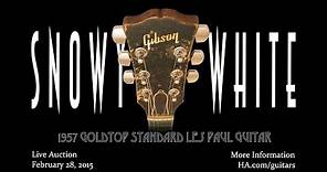 Snowy White talks about his iconic 1957 Goldtop Standard Les Paul guitar