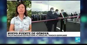 Italia: inauguran el nuevo puente de Génova, a dos años de la tragedia