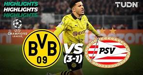 HIGHLIGHTS | Dortmund (3)2-0(1) PSV | UEFA Champions League 2023/24 - 8vos | TUDN