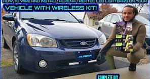 How To Wire And Install ALPENA TrekTec LED LightBars On Your Vehicle With Wireless kit!