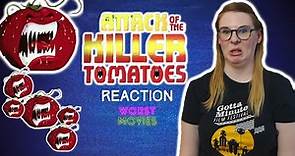 ATTACK OF THE KILLER TOMATOES (1978) REACTION VIDEO AND REVIEW! FIRST TIME WATCHING!