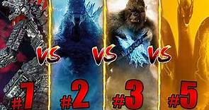 Who's the Most Powerful Titan in the Monsterverse? | Ranking Every Monster From Weakest to Strongest