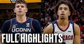 Donovan Clingan Scores 21 As #5 UConn Takes On #10 Gonzaga! | Full Game Highlights