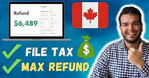 HOW TO FILE TAX RETURN ONLINE (CANADA) - STEP BY STEP GUIDE