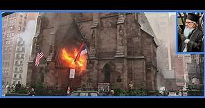 Filmed from the beginning: Serbian Cathedral St. Sava, NYC, burns down.