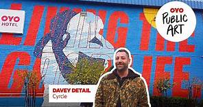 Davey Detail Paints Custom Mural for OYO Hotel | Living The Good Life Murals | Ep 1