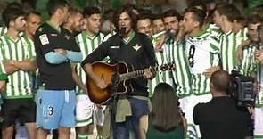 Himno del Real Betis Balompié interpretado por Hugo Salazar (Ascenso 2015)