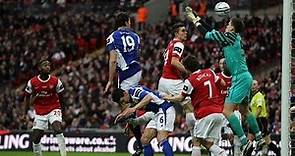 Nikola Zigic's opening goal v Arsenal | Carling Cup Final 2011