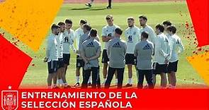 🚨En Directo🚨 Entrenamiento de la Selección Española de Fútbol