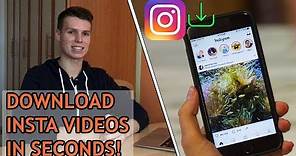 How to DOWNLOAD Instagram Videos on iPhone without APP!