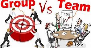 Differences between Group and Team.