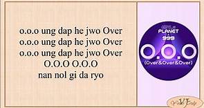 Girls Planet 999 - O.O.O (Over&Over&Over) Easy Lyrics