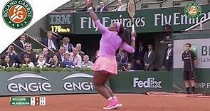 S. Williams v. Andrea Hlavackova 2015 French Open Women's Highlights / R128
