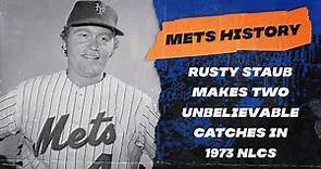 Rusty Staub Makes Two Unbelievable Catches in the NLCS