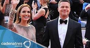 Brad Pitt y Angelina Jolie se casan en Francia/ They marry in France Brad Pitt and Angelina Jolie