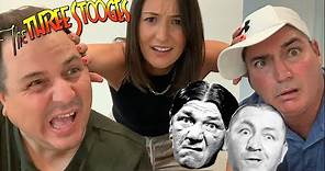 Curly's Grandson meets Shemp’s Great Granddaughter - THE THREE STOOGES