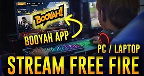 how to stream on booyah app with pc laptop | booyah app stream tutorial