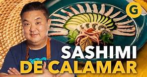 SASHIMI DE CALAMAR 🦑 una DELICIA JAPONESA de la mano de Iwao Komiyama | El Gourmet