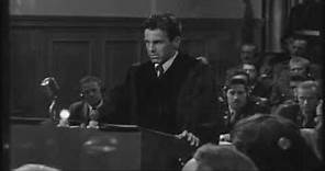 Maximilian Schell in Judgment at Nuremberg -- "World's Guilt"