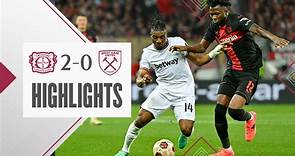 Bayer 04 Leverkusen 2-0 West Ham | UEFA Europa League Highlights