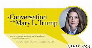 Mary L. Trump talks to the Washington Post about her new book