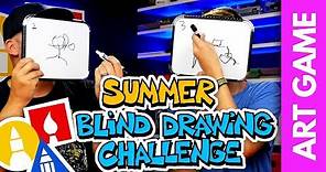 ART GAME: Summer Blind Drawing Challenge!