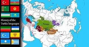 History of the Turkic languages (Timeline)