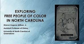 Exploring Free People of Color in North Carolina