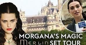 Merlin's Morgana Pendragon (Katie McGrath) gives MAGIC set tour