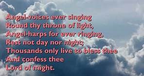 Angel Voices, Ever Singing (Tune: Angel Voices - 5vv) [with lyrics for congregations]