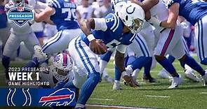 Indianapolis Colts vs. Buffalo Bills | 2023 Preseason Week 1 Game Highlights