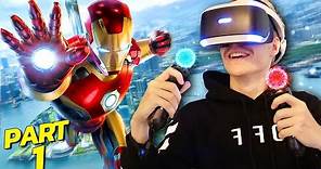 BECOMING IRON MAN IN VIRTUAL REALITY | Marvel's Iron Man VR - Part 1 (PS4 Walkthrough/Gameplay)