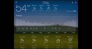 Yahoo Weather App Review