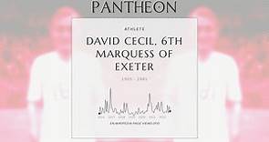 David Cecil, 6th Marquess of Exeter Biography - English athlete and sports official