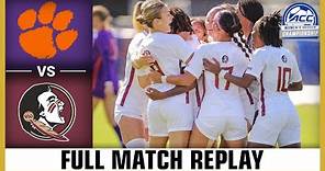 Clemson vs. Florida State Full Championship Match Replay | 2023 ACC Women’s Soccer