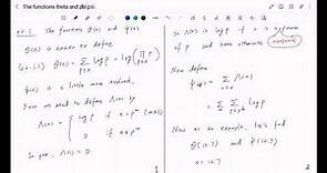 Elementary proof of prime number theorem 04 the functions theta and psi