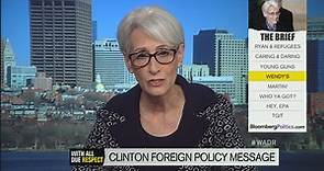 Wendy Sherman Breaks Down Clinton Foreign Policy Message