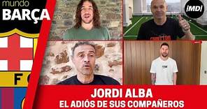 FC Barcelona: Emotiva despedida del mundo del fútbol a Jordi Alba en su adiós del Barça