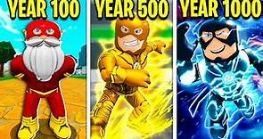 1000 YEARS As THE FLASH! (Roblox)