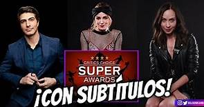 Caity Lotz, Brandon Routh y Courtney Ford como presentadores en los Critics Choice Super Awards